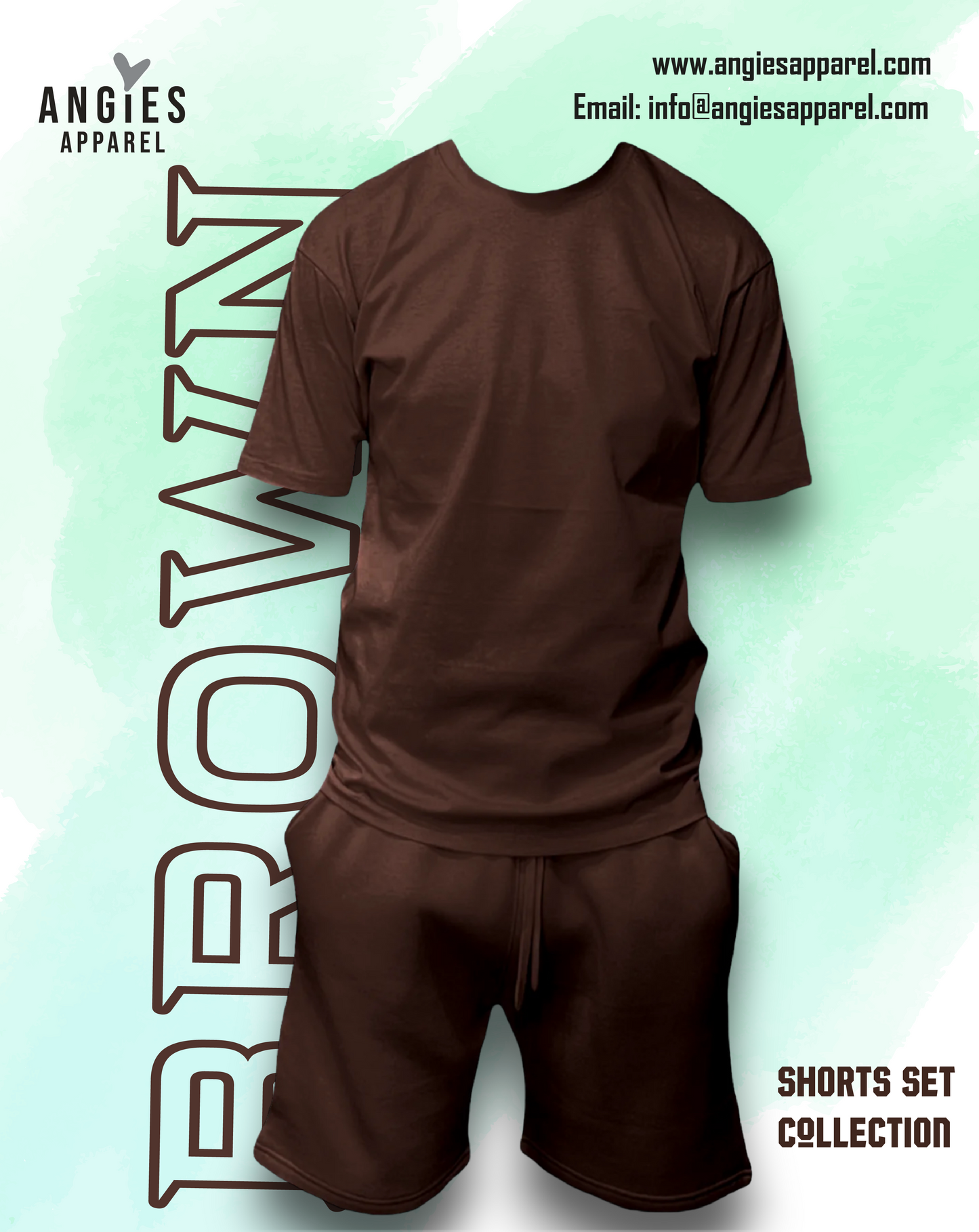 Brown Adult Short Set