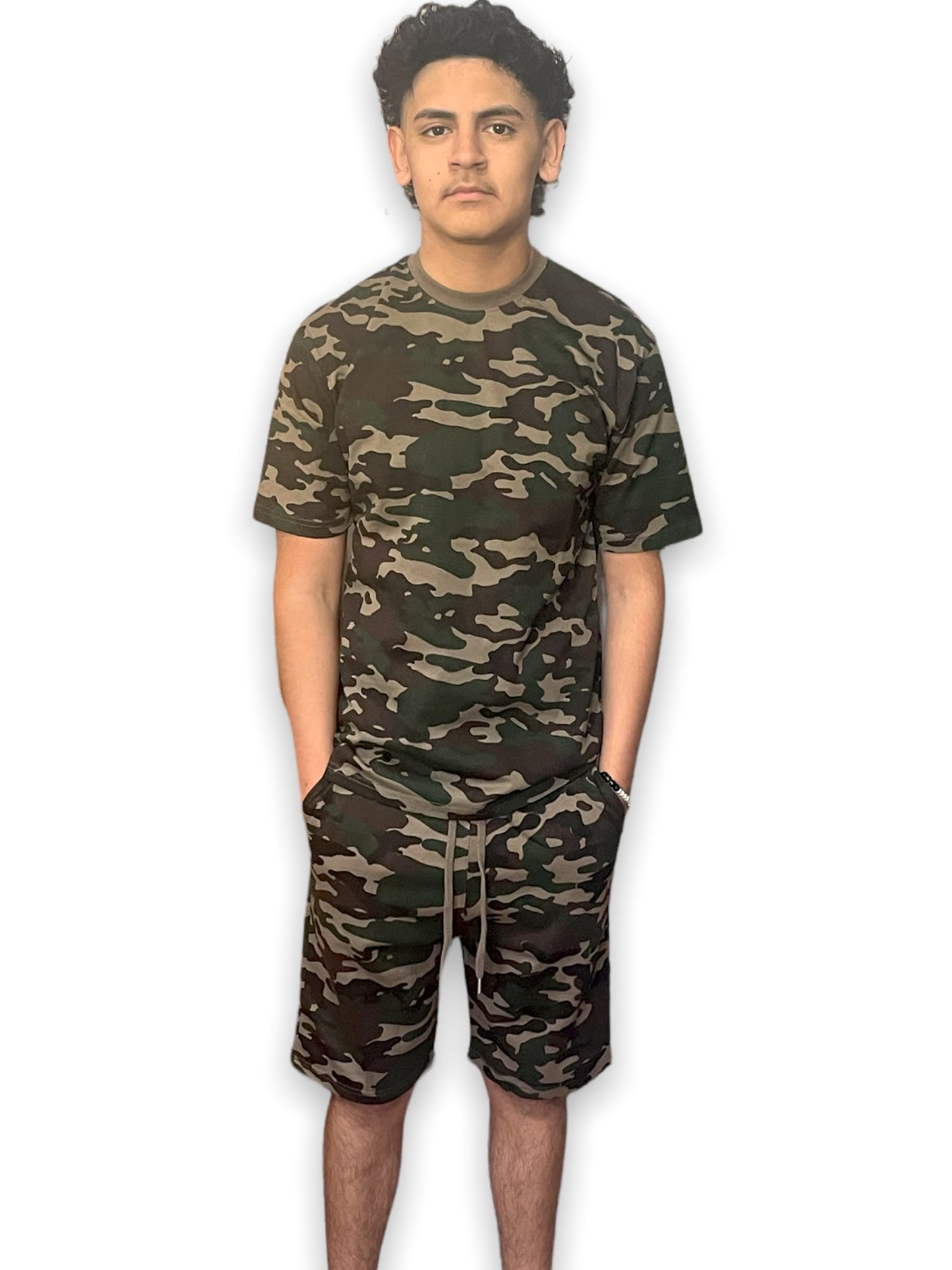 Camo Adult Short Set