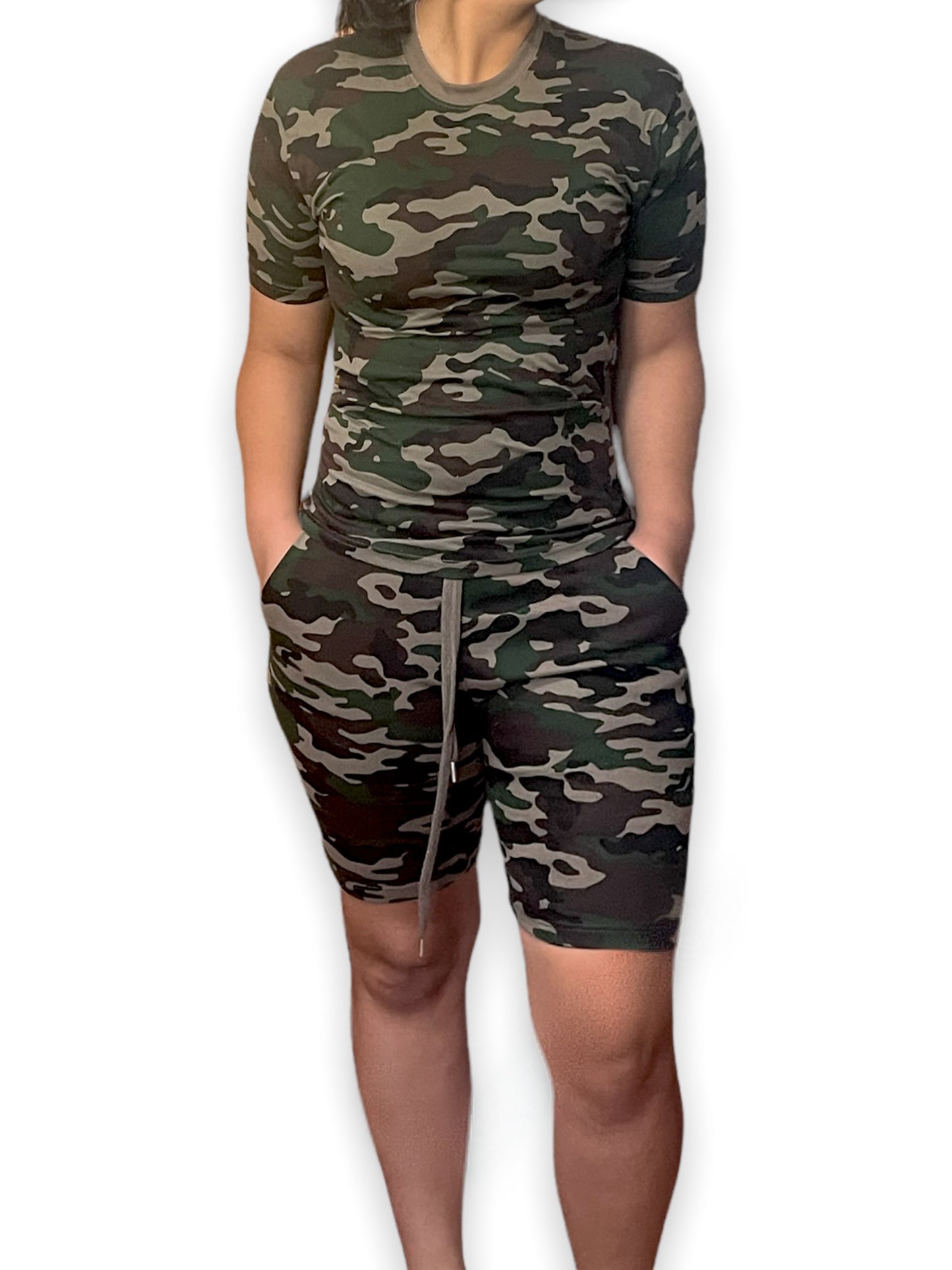 Camo Adult Short Set