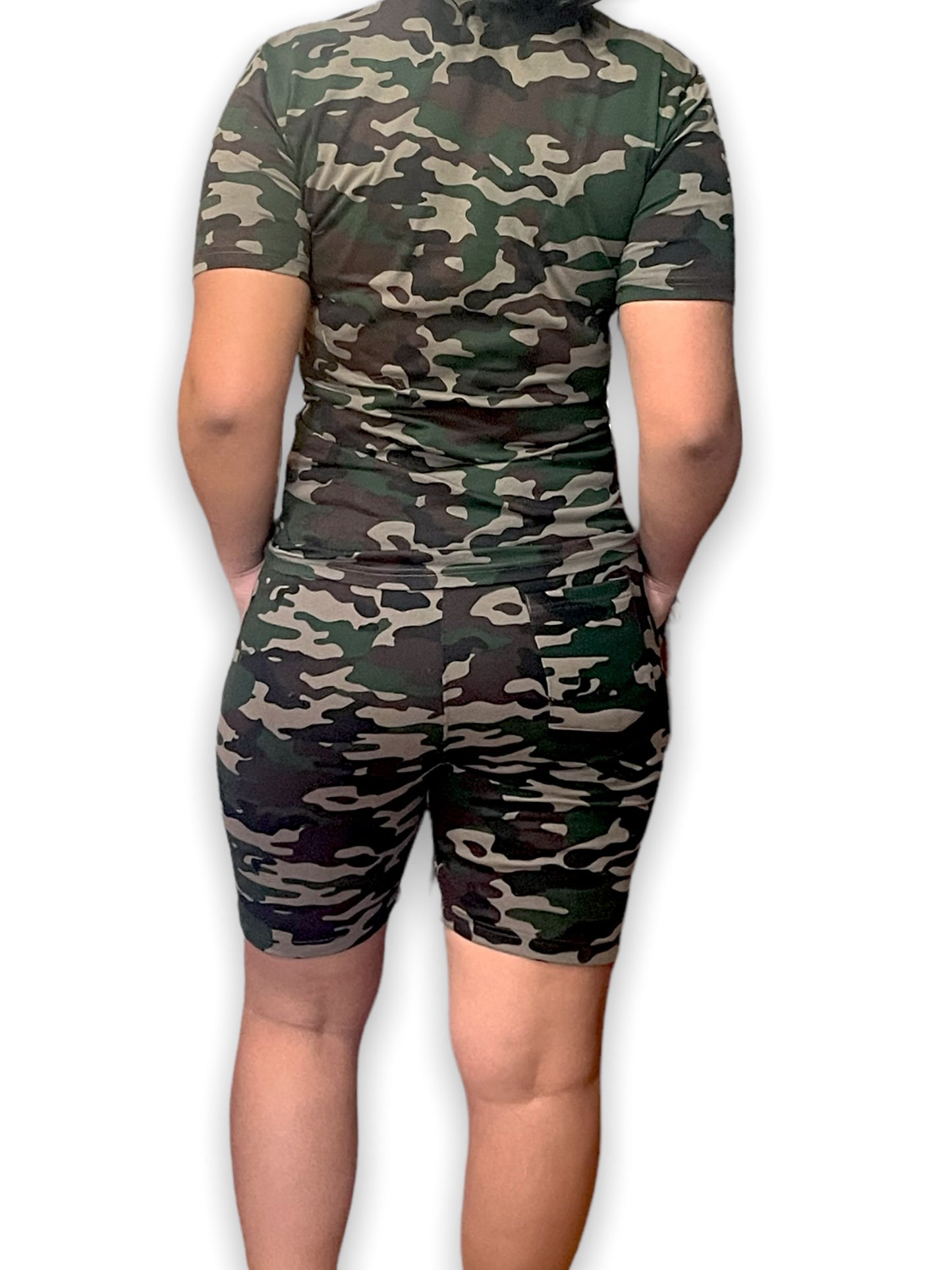 Camo Adult Short Set