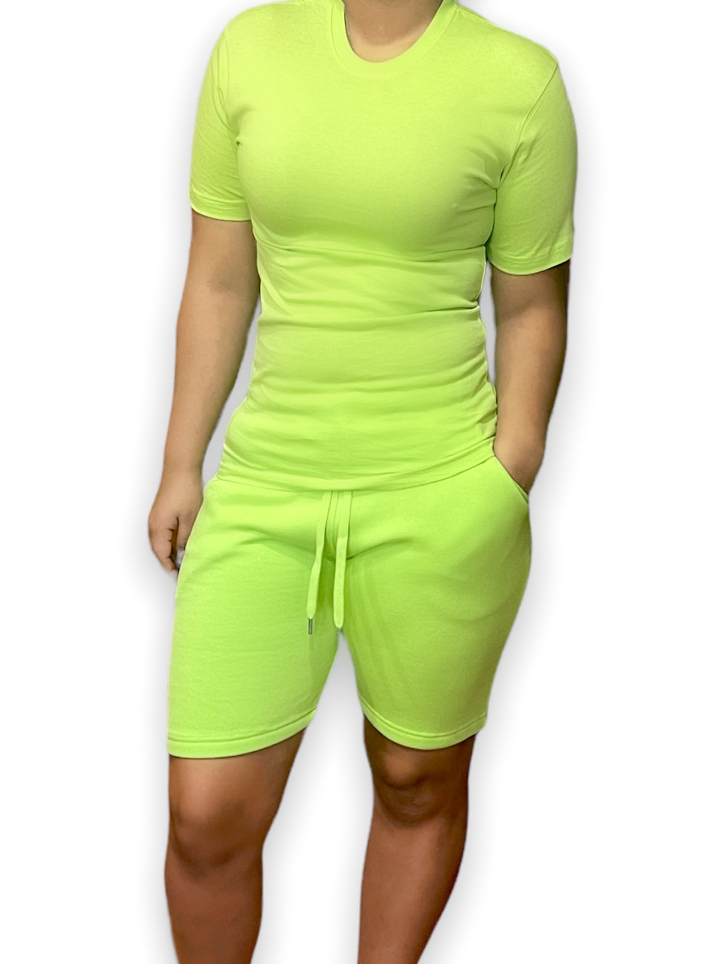 Lime Adult Short Set