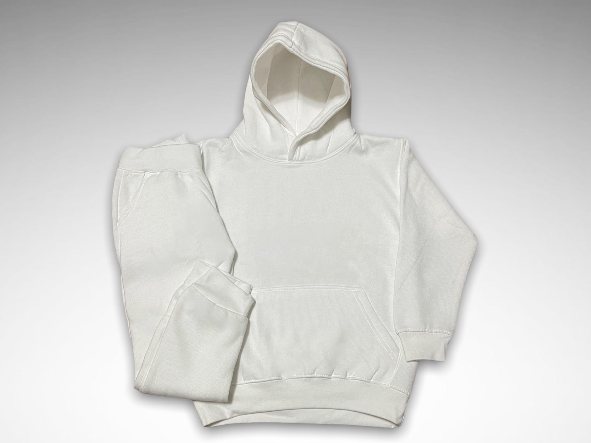 Kids white hot sale sweat suit