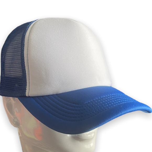Royal/White Front Trucker Hat